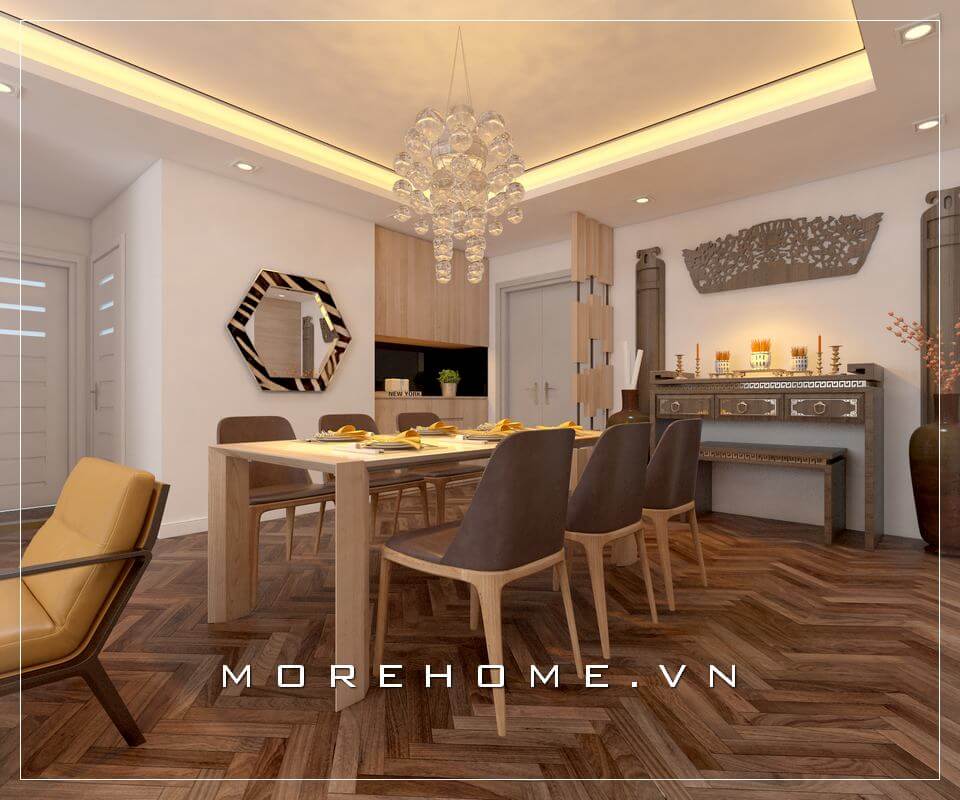 Bàn thờ gỗ hiện đại